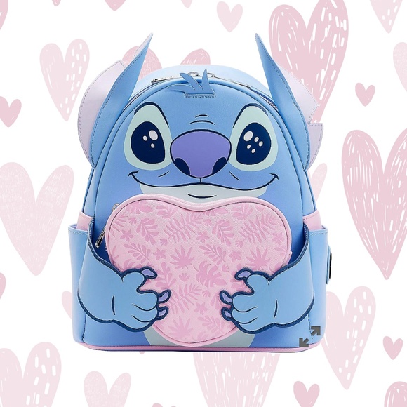 Loungefly Stitch Heart Mini Backpack